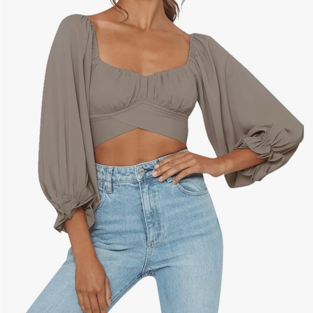 Cropped Tie Top